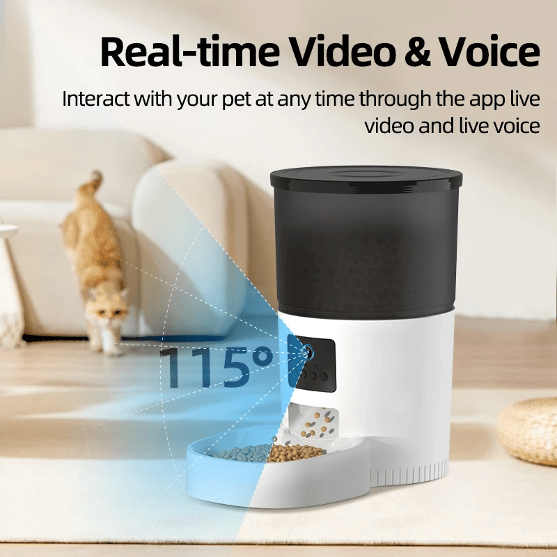 3L Automatic Pet Feeder with Camera
